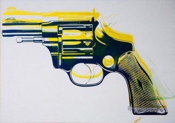 Pistola 6 Andy Warhol Pinturas al óleo